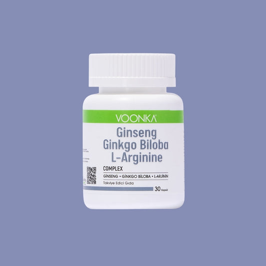 Voonka Ginseng, Ginkgo Biloba, L-arginina