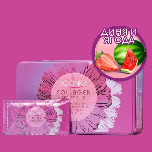 Voonka Beauty Collagen Plus – Pepene verde și căpșuni